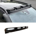 Front Roof LED Visor Spoiler – 4-Light Black ABS – For Mitsubishi Pajero / Montero Sport